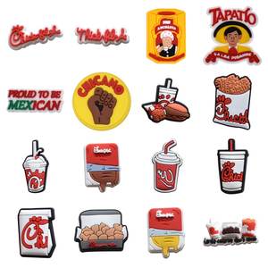 จี้รองเท้าพีวีซีธีมอาหารเม็กซิกัน นิต้า ของตกแต่งสร้างสรรค์ DIY สำหรับเคสมือถือ จี้กระเป๋า รองเท้าแตะ ชิค-ฟิล-เอ - Product Image 2