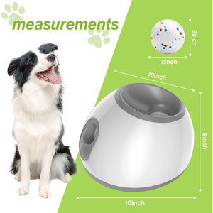 Automatic Pet Ball Launcher 10 Inch Smart Dog Toy Three Speed Adjustable Durable Outdoor Play - Product Image 1