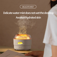 Nouveau diffuseur d'arômes de table pour la maison avec humidificateur silencieux et veilleuse nuage - Mini machine automatique domestique