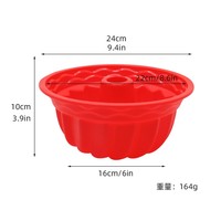 Moule à Gâteau en Silicone 9 Pouces, Couleur Aléatoire, pour Muffins, Tartes et Desserts, Outils de Pâtisserie