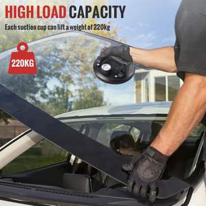 8-Zoll Hochleistungs-Industrie-Lithiumbatterie-Glas-Saugnapf Vakuum-Fliesenheber mit Manometer Fensterheber Hebewerkzeuge - Product Image 6