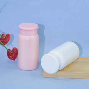 Di alta qualità in plastica 100g tonda borraccia borraccia borraccia con tappo per la cura della pelle - Product Image 3