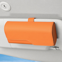 Clip magnétique universel pour lunettes de soleil de voiture, organisateur de pare-soleil, double aimant puissant, étui en cuir, adapté pour Honda Ford BMW