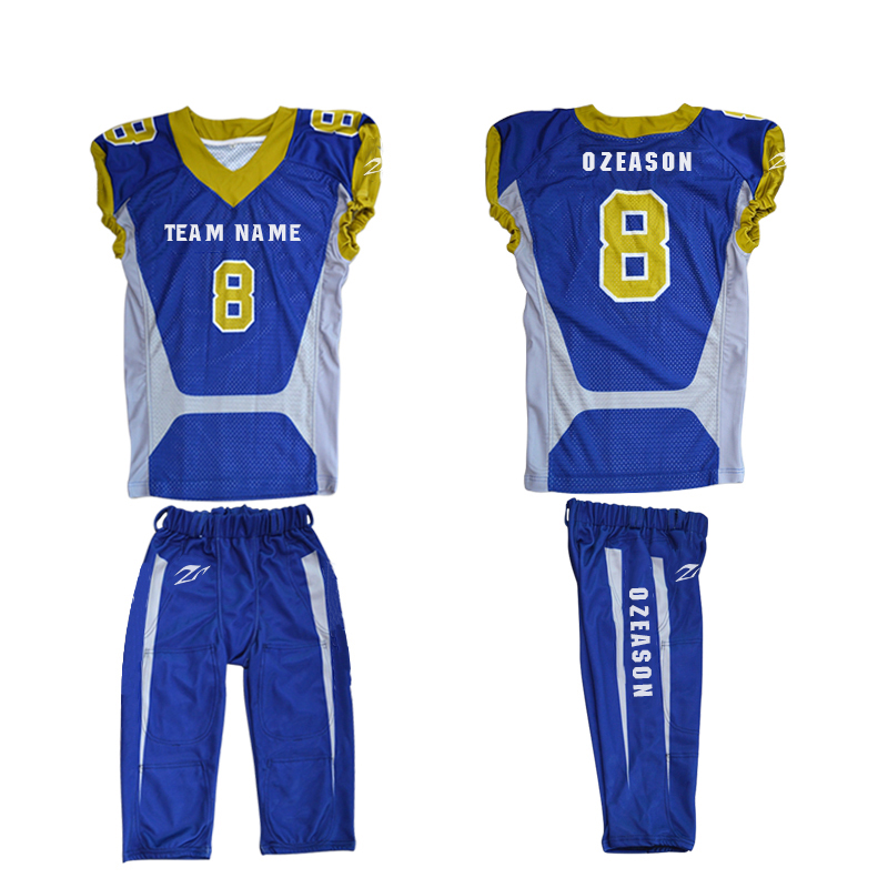 Wholesale Fashion Youth 7on7 American Football Uniform Set