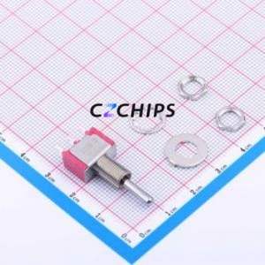 U13SYZQE Toggle Switch Through hole Component (THT) Switch Single Pole Double Throw 120V 28V Cylindrical Knob - Product Image 2