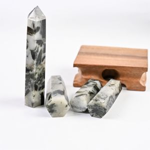 Torre de Turmalina Verde Estilo Feng Shui Vintage al por Mayor, Torre de Cristal Pulido para Regalos y Decoración del Hogar - Product Image 6