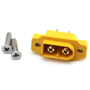 Connecteur <span class=keywords><strong>m</strong></span>âle et femelle Amass <span class=keywords><strong>XT60E</strong></span> <span class=keywords><strong>XT60E</strong></span>-F <span class=keywords><strong>XT60E</strong></span>-<span class=keywords><strong>M</strong></span> Prise de panneau à montage fixe avec vis - Product Image 2