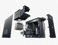 Station de travail Precision T3680 Core i7, tour de bureau, 8 Go, 512 Go, GPU, serveur PC pour bureautique, conception et CAO