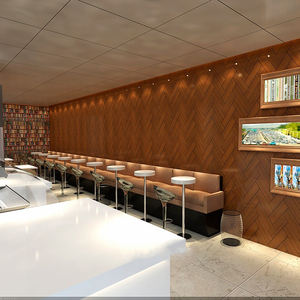 Casas prefabricadas CAFÉ Tienda de panadería de vidrio pantalla <span class=keywords><strong>pan</strong></span> quiosco de comida - Product Image 5