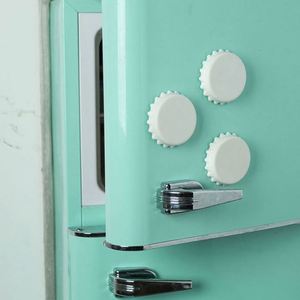 Blank White Plastic Magnetic Beer Bottle Opener for Wedding Souvenir - Product Image 6