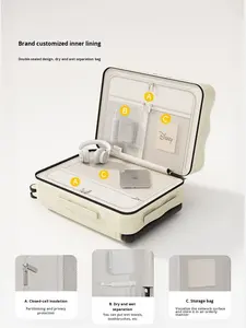 <span class=keywords><strong>Valise</strong></span> DTA pour <span class=keywords><strong>valise</strong></span> cabine co-marquée authentique de 20 pouces, <span class=keywords><strong>valise</strong></span> à roulettes pour enfants, nouvelle collection 2025, unisexe, spinner 24 - Product Image 4