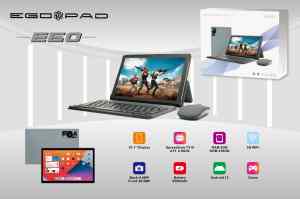 Tablet <span class=keywords><strong>PC</strong></span> E60 de 10.1 Pulgadas, 8+128 GB, Android 13, GSM, MTK, WIFI, Doble SIM, Llamadas, para Estudiantes, con Teclado, Ratón, Soporte para Lápiz, <span class=keywords><strong>en</strong></span> Oferta - Product Image 2