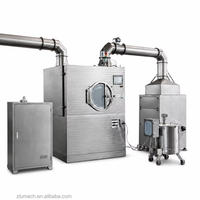 Machine de revêtement de film à haute efficacité contrôlée par PLC BG-150 ZLU pour la technologie de revêtement par chauffage des confiseries alimentaires, haute capacité 350 kg