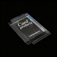 Boîtes cadeaux et étuis de protection transparents en PVC recyclé, carrés, avec revêtement UV, personnalisables, épaisseur 0,25-0,6 mm, emballage cadeau et artisanat