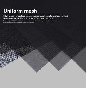 블랙 폴리에틸렌 나일론 에어컨 필터 고온 방지 벌집 구멍 방진 효율적인 통풍구 메쉬 롤 - Product Image 3