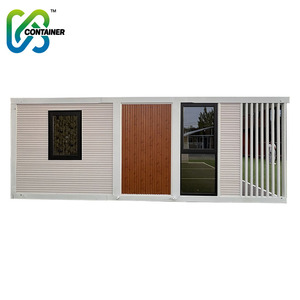Maison de conteneur d'expédition extensible de 40 pieds avec chambres, modèles modulaires de luxe, nouveaux modèles, toit plat, 2 étages, appartement magique pour grand-mère - Product Image 5