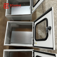 Boîtier électrique personnalisé EControl non standard avec fenêtre de visualisation et verrouillage par pince, étanche IP65