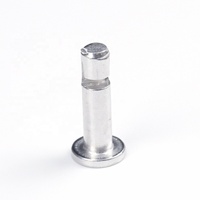 Goupille à tête plate en acier inoxydable de précision personnalisée avec rainure de positionnement pour charnières de meubles et articulations automobiles