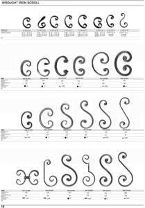 Éléments de composants forgés à chaud <span class=keywords><strong>Volute</strong></span> <span class=keywords><strong>en</strong></span> <span class=keywords><strong>fer</strong></span> <span class=keywords><strong>forgé</strong></span> - Product Image 2