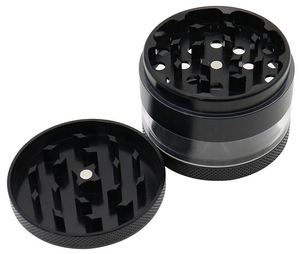 Aluminum <b>Herb</b> <b>Grinder</b> With Window Metal Smoking <b>Grinder</b> 4-Layer and 3-Layer Spice <b>Grinder</b> Customize - Product Image 5