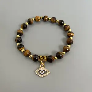 Groothandel Evil Eyes Gem Armbanden Welkom Aangepaste Armband Met Foto Voor Vrouwen