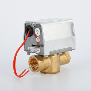 วาล์วควบคุมการไหลไฟฟ้า VL2200GC C 1 นิ้ว แบบลูกบอล สำหรับควบคุมน้ำในชุดแฟนคอยล์ แรงดันใช้งาน 0-10 บาร์ - Product Image 1