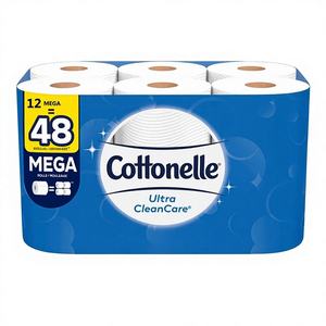 Papier toilette Bamboo Pulp Ultra CleanCare Strong Core, 12 méga rouleaux - Product Image 1