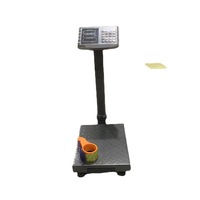 Balance électronique de table pour le commerce extérieur, 300 kg, en acier inoxydable, affichage numérique LED, zéro automatique, calcul du total