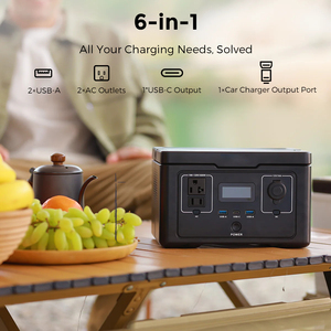 Fuente de Alimentación Portátil Lifepo4 con Carga Rápida de 600w, Estación de Energía Portátil de 300 Vatios, Generador de Energía Solar - Product Image 3