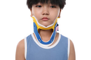 Niños Cuello ajustable Cabeza Tirantes Primeros auxilios Cuello Dispositivo de tracción Collar cervical - Product Image 6