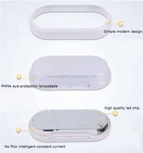 Đèn <span class=keywords><strong>LED</strong></span> hiện đại PVC nhôm chống ẩm hình vuông <span class=keywords><strong>6W</strong></span>/15W/20W IP54 chống nước chiếu sáng trong nhà phòng khách nhà vệ sinh - Product Image 5