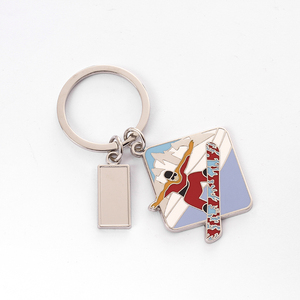 Porte-clés en métal personnalisé avec logo, cadeau promotionnel, porte-clés design, porte-clés <span class=keywords><strong>de</strong></span> <span class=keywords><strong>ski</strong></span> pour marque et club - Product Image 1