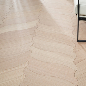 Parquet en chêne blanc multicouche AVANTIMORA, résistant à l'eau, silencieux, conforme RoHS, qualité ABC, 20 mm, motif feuille T&G, pour salle d'exposition - Product Image 2