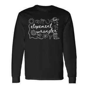 Camiseta de manga larga Elopement Wrangler para terapeutas del comportamiento - Product Image 1