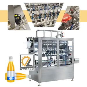 Sistema Automático de limpieza CIP de ocho cabezales, máquina de botting para fertilizante líquido de frutas