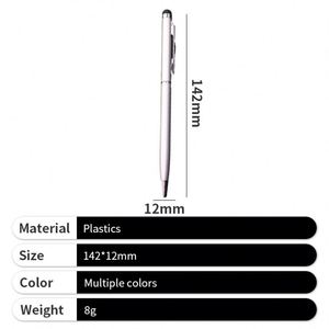 Stylo à bille tactile capacitif personnalisé 2026 avec pointe fine et stylet intégré - Product Image 4