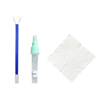 Kit de nettoyage pour capteur APS-C DSLR - Éponge de 16 mm + Nettoyant - pour verre d'objectif, lamelles d'ouverture, contacts de monture et viseur, en boîte en carton