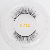 Pestañas Postizas de Pelo Sintético Super Naturales Cortas Heart Girl, Precio de Fábrica + Set de Caja Serie SZ 8-16mm, Reutilizables