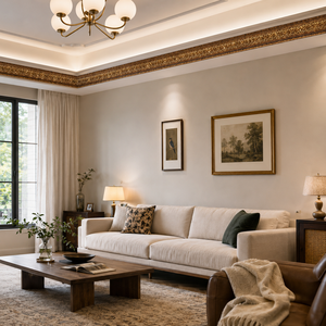 Moulures décoratives <span class=keywords><strong>de</strong></span> <span class=keywords><strong>plafond</strong></span> <span class=keywords><strong>en</strong></span> <span class=keywords><strong>polystyrène</strong></span> PS <span class=keywords><strong>de</strong></span> style europé<span class=keywords><strong>en</strong></span> <span class=keywords><strong>de</strong></span> luxe Banruo, moulures <span class=keywords><strong>de</strong></span> corniche imperméables pour la décoration intérieure - Product Image 3