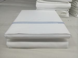 Hotel qualität TEX 100% Baumwolle Bettwäsche Set Woven Simple 80 Solid Bettwäsche - Product Image 4