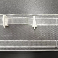 Glissières de rail de rideau modernes en POM écologiques et robustes, crochets décoratifs muraux