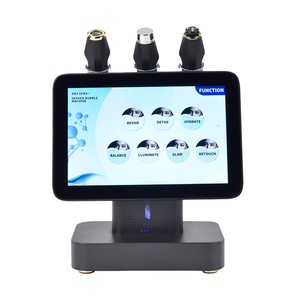 Máquina de Cuidados Faciais com Oxigênio 3 em 1, Operação de Alta Frequência, Pequena Máquina de Massagem <span class=keywords><strong>Facial</strong></span> com Bolhas de CO2 - Product Image 4