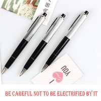 Nouveauté Cadeau de Fête : Gadget Farceur Choc Électrique en Forme de Stylo pour Amis – Blague Amusante pour Halloween