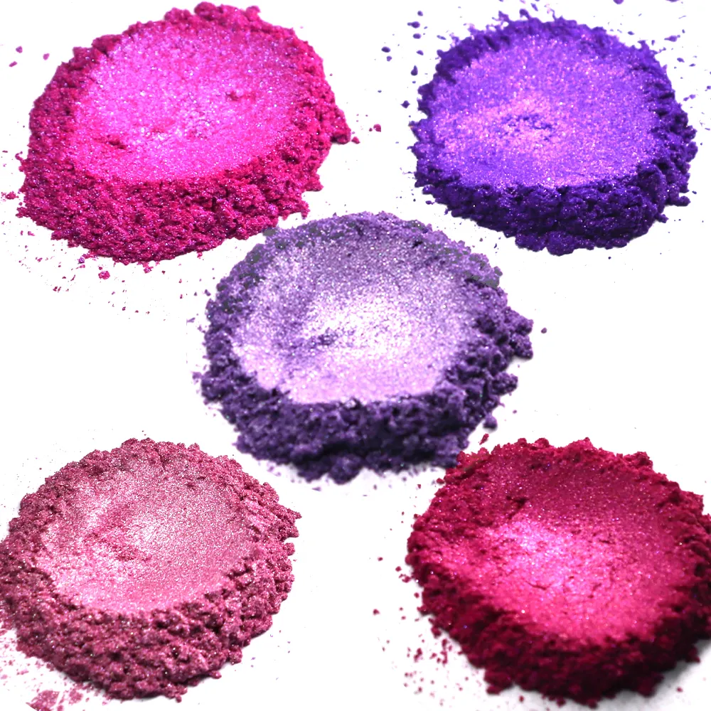 30 Kleuren Best Verkochte Epoxyhars Parel Pigment Natuurlijke Bulk Mica Parel Pigment Voor Zeep Maken