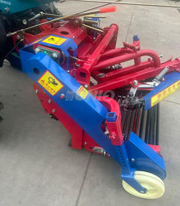 Récolteuse d'arachides tractée par motoculteur à transmission par engrenages, pour mini-terres agricoles, à faible taux de bris, compatible sol sec et humide - Product Image 3