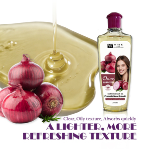 Aceite para el Crecimiento del Cabello a Base de Cebolla, Anticaída, Fortalece las Raíces del Cabello, Nutre el Cuero Cabelludo, Tratamiento con Ingredientes Naturales para Cabello Grueso, 200 ml - Product Image 4