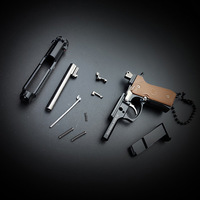 Vente directe usine – Porte-clés vintage en forme de pistolet, modèle BERETTA 92F, en alliage de zinc, résistant à l'usure – Cadeau idéal
