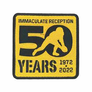 Patch brodé personnalisé des Steelers de Pittsburgh, patch thermocollant des Steelers - Product Image 1