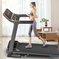 Tapis roulant commercial de fitness américain avec moteur électronique 2,5 CV, vitesse 1-14 km/h