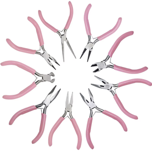 Set di Attrezzi per Gioielleria NYY, Pinze con Manico in Acciaio e Gomma, Componenti in Metallo - Product Image 1